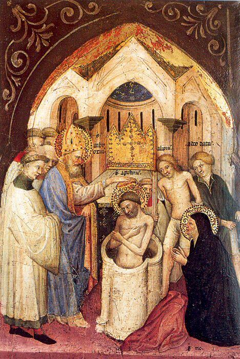 Pietro, Nicolo di Scenes from the Legend of Saint Augustine: Sweden oil painting art